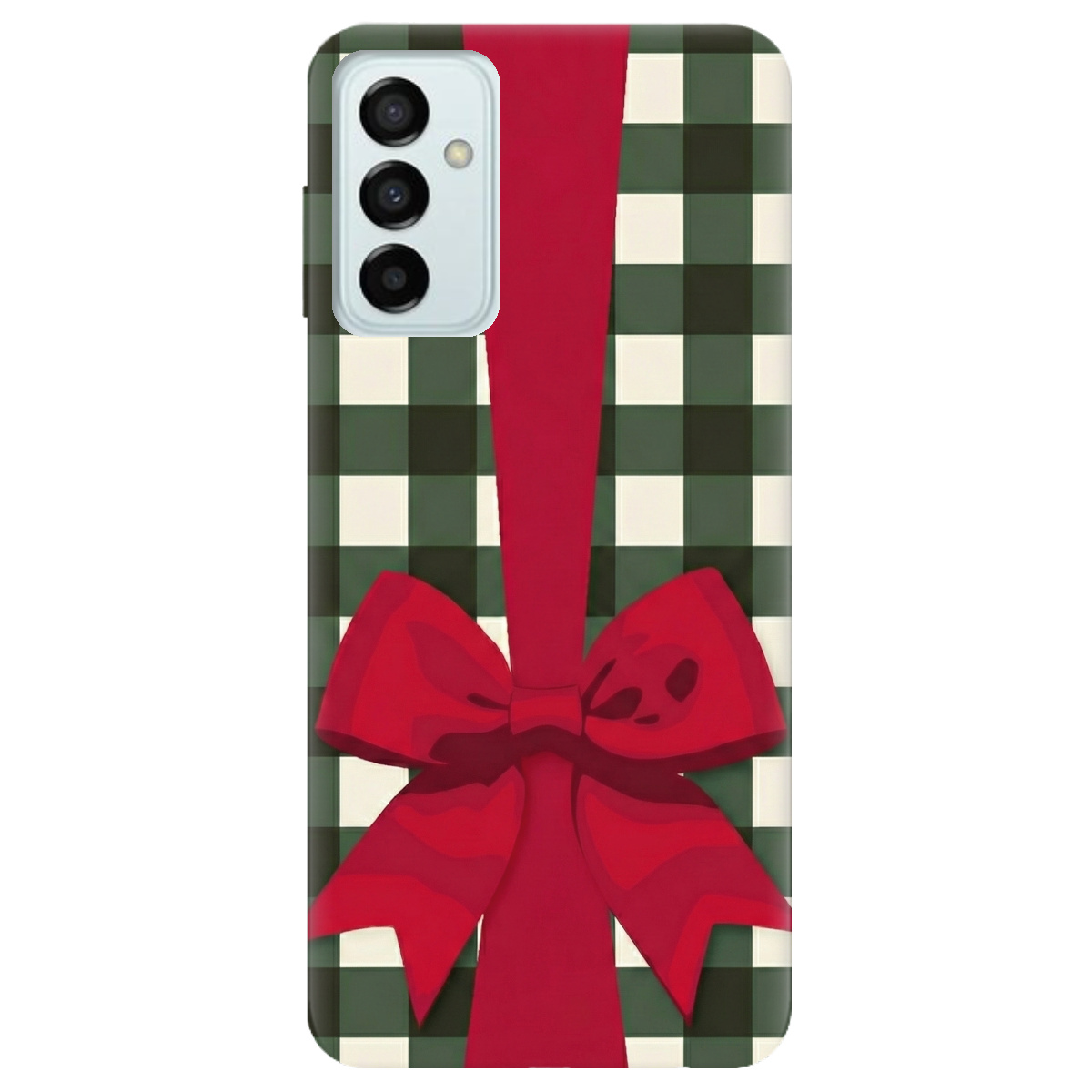 Чехол для Samsung Galaxy M23 5G прозрачный Праздничный бант - фото 1 - Чехлы для телефонов