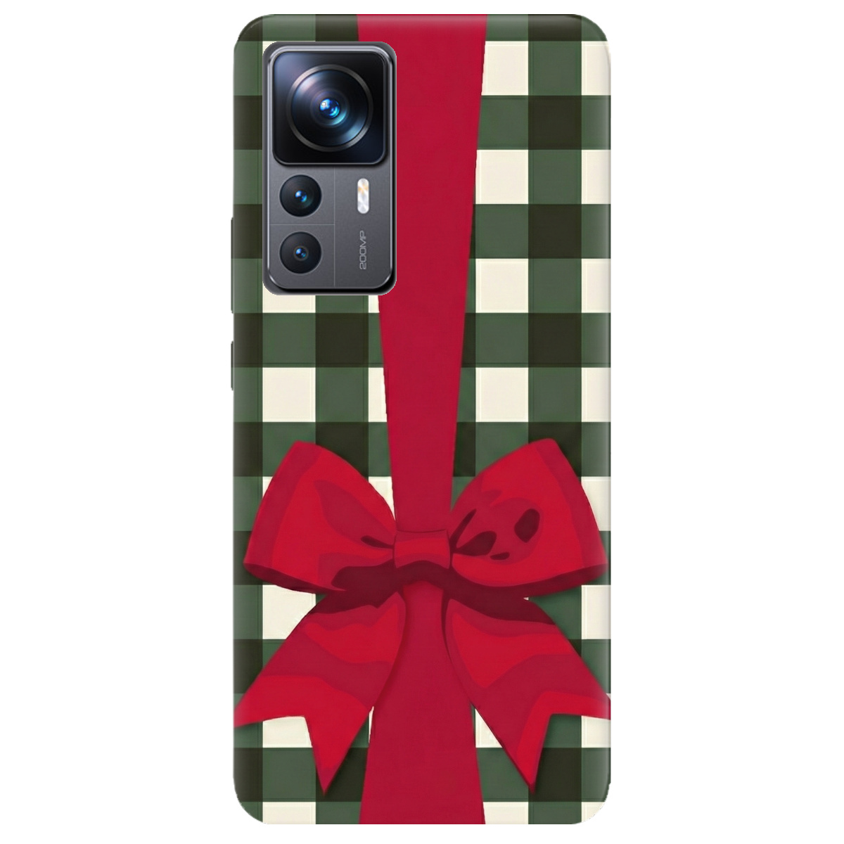 Чохол для Xiaomi 12T прозорий Святковий бант - фото 1 - Чохли для телефонів