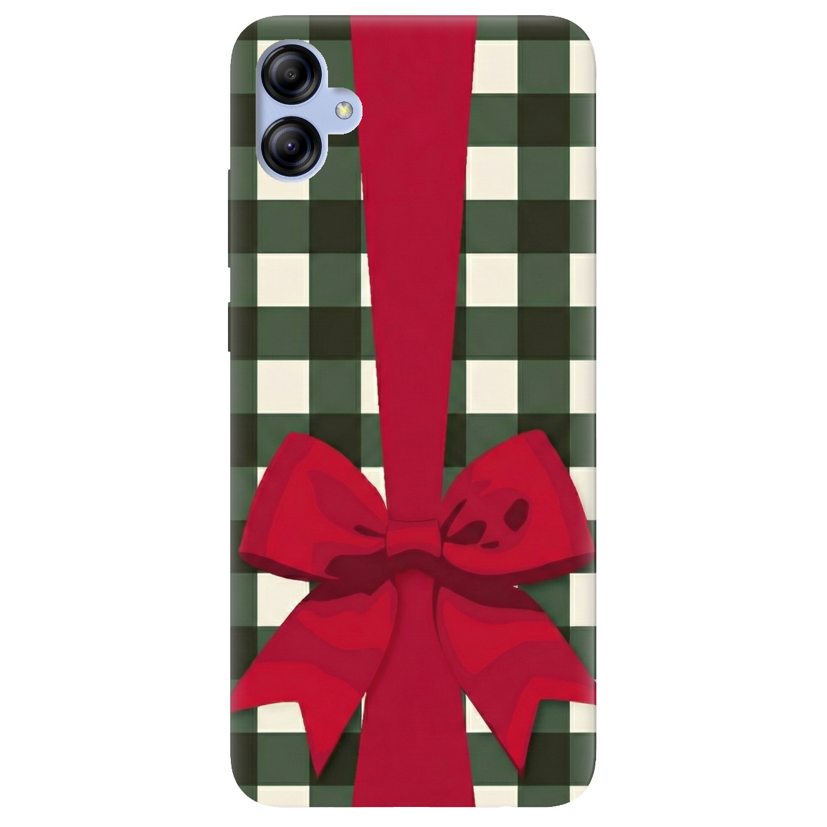 Чехол для Samsung Galaxy A04e прозрачный Праздничный бант - фото 1 - Чехлы для телефонов