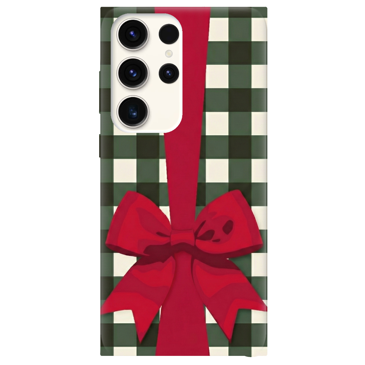 Чохол для Samsung Galaxy S24 Ultra прозорий Святковий бант - фото 1 - Чохли для телефонів