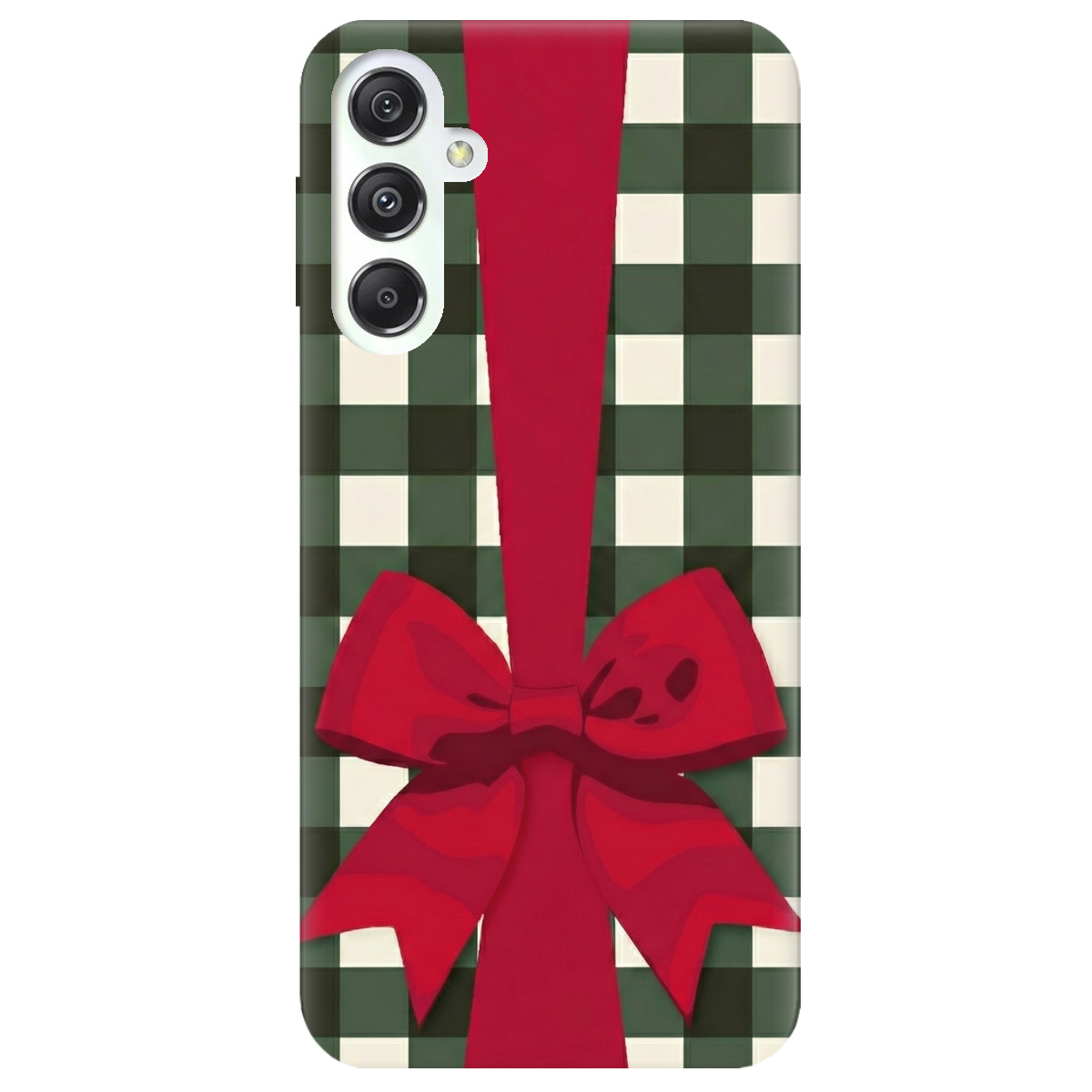 Чохол для Samsung Galaxy M34 5G прозорий Святковий бант - фото 1 - Чохли для телефонів