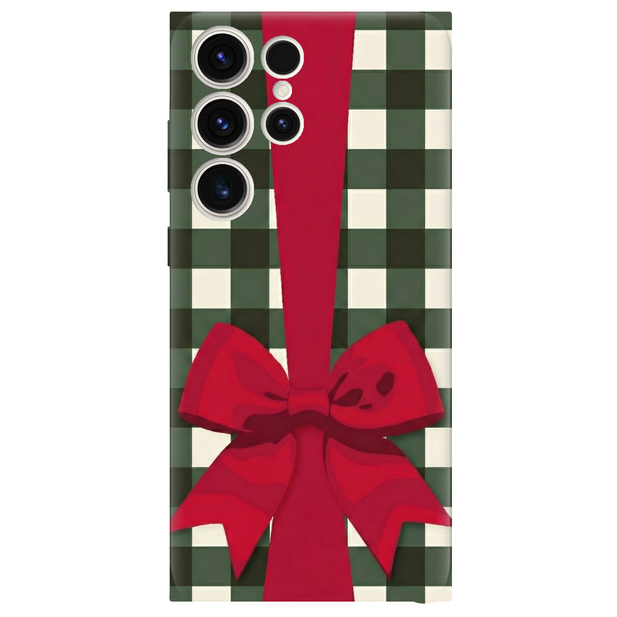 Чохол для Samsung Galaxy S25 Ultra прозорий Святковий бант - фото 1 - Чохли для телефонів