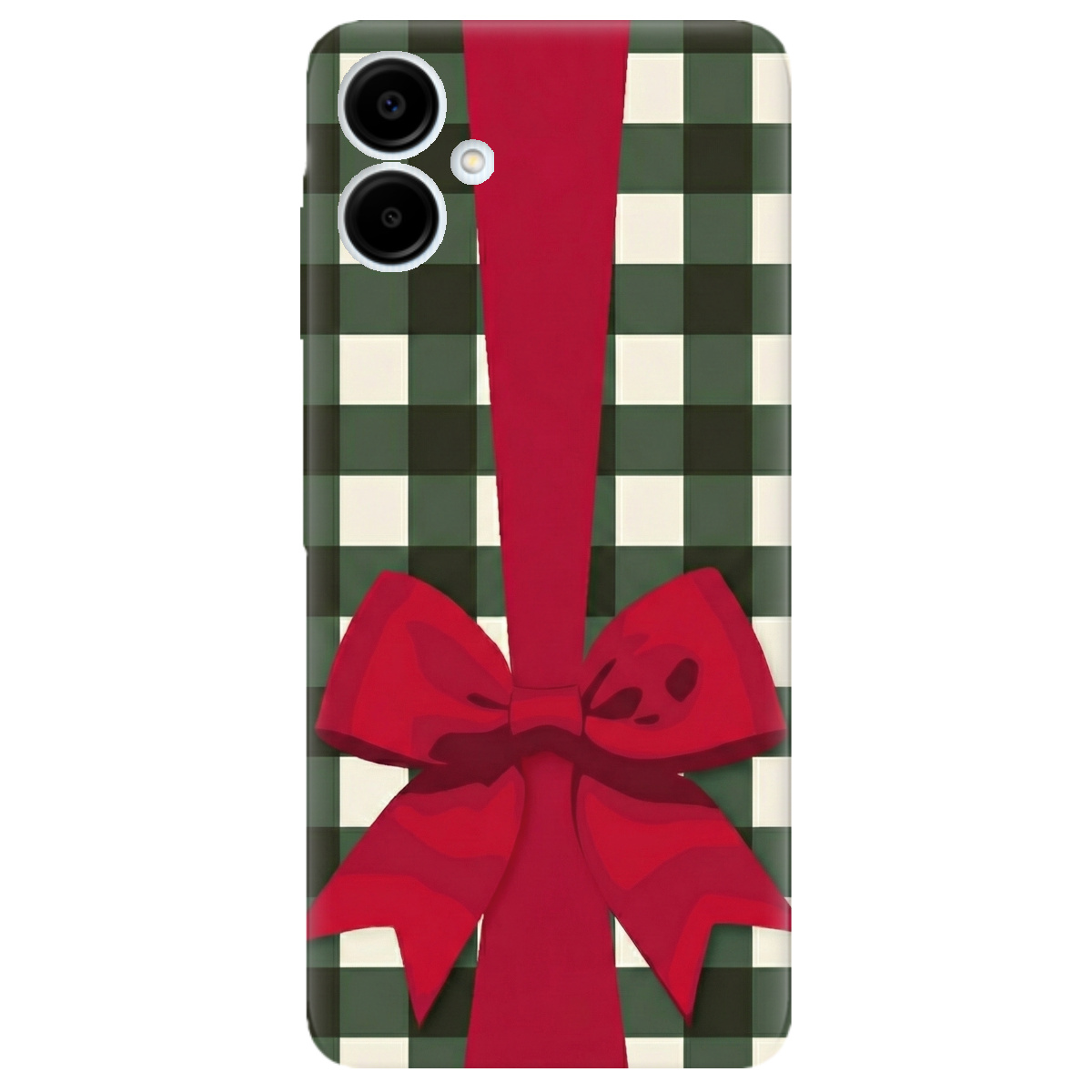 Чехол для Samsung Galaxy A06 прозрачный Праздничный бант - фото 1 - Чехлы для телефонов