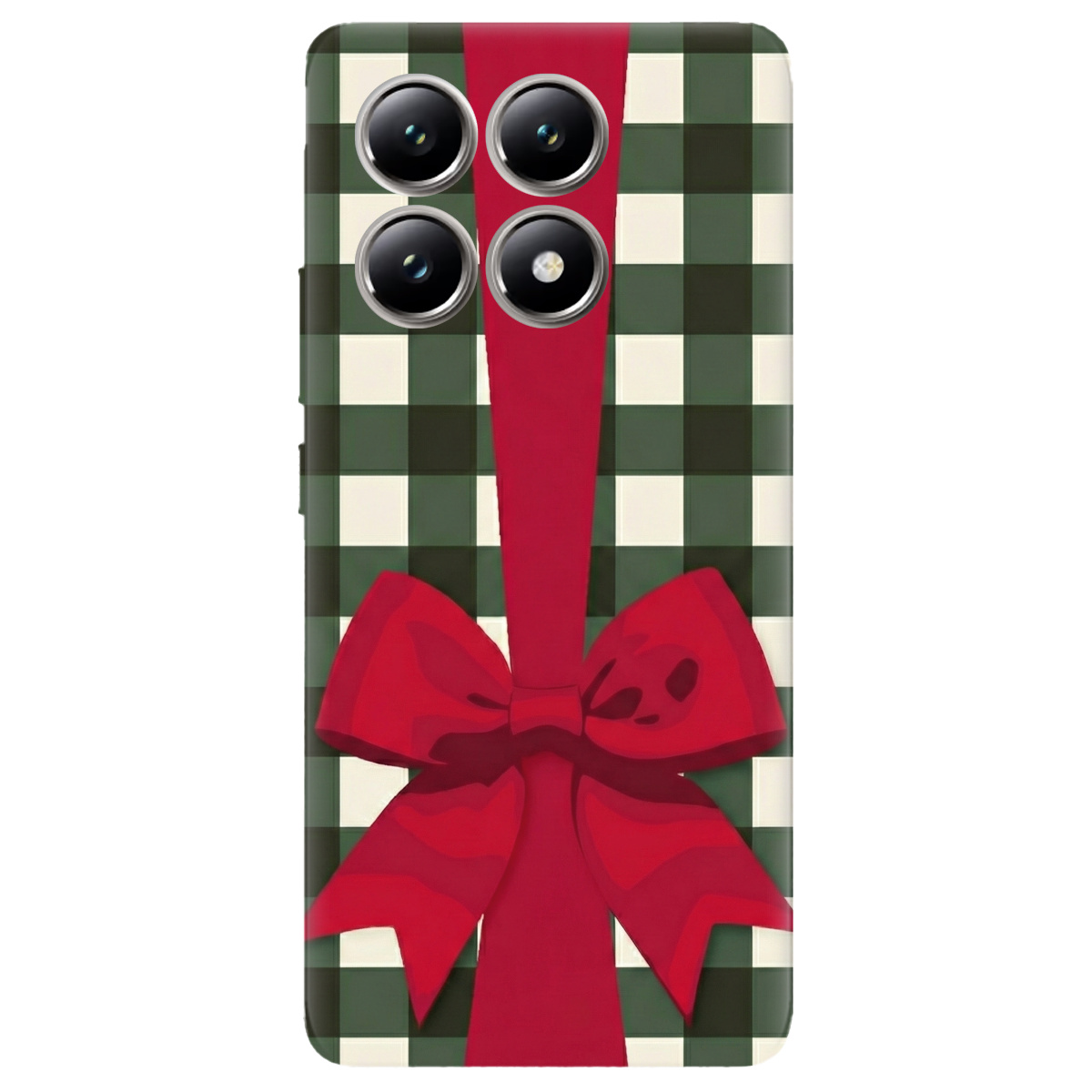 Чохол для Xiaomi 14T прозорий Святковий бант - фото 1 - Чохли для телефонів