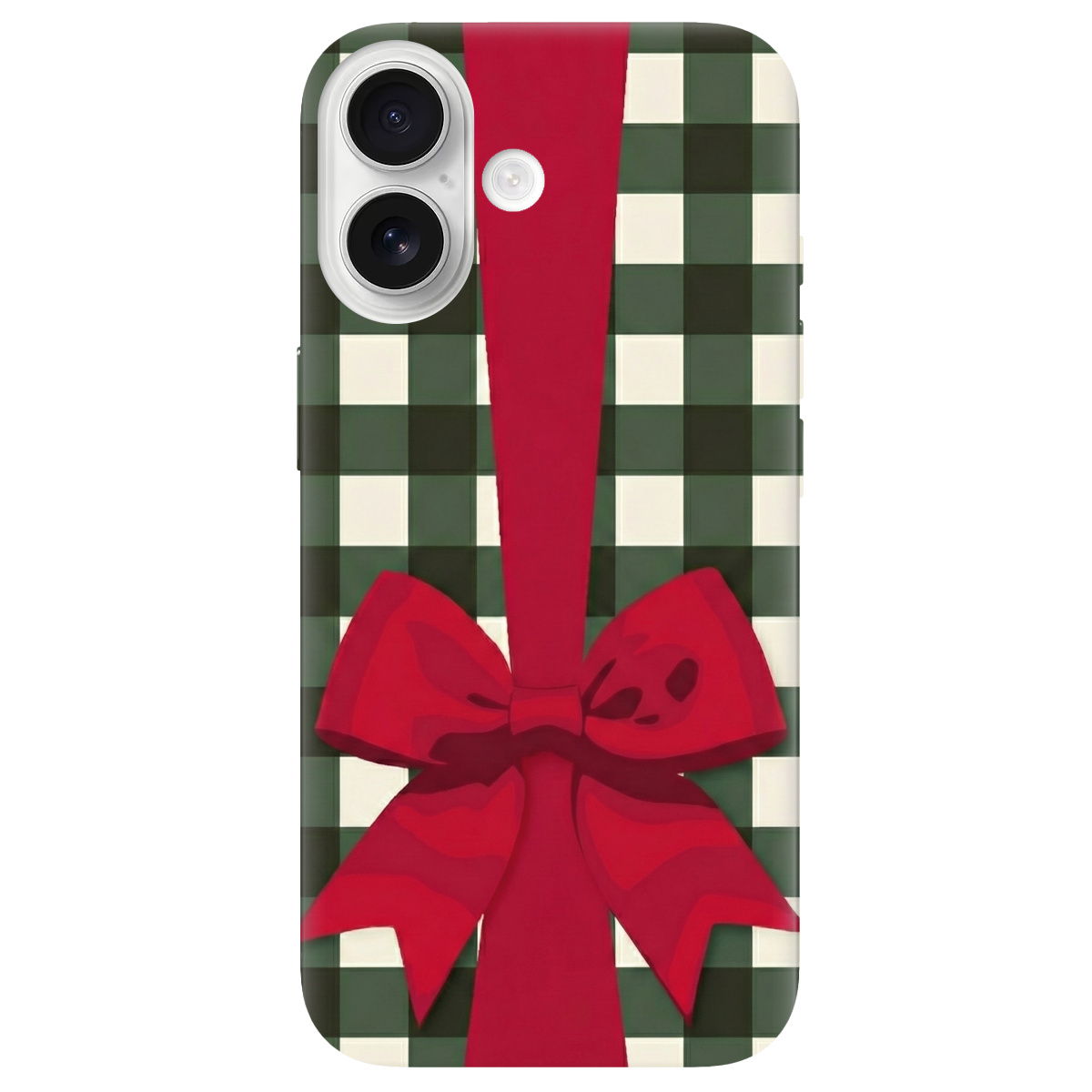 Чохол для Apple iPhone 17 прозорий Святковий бант - фото 1 - Чохли для телефонів