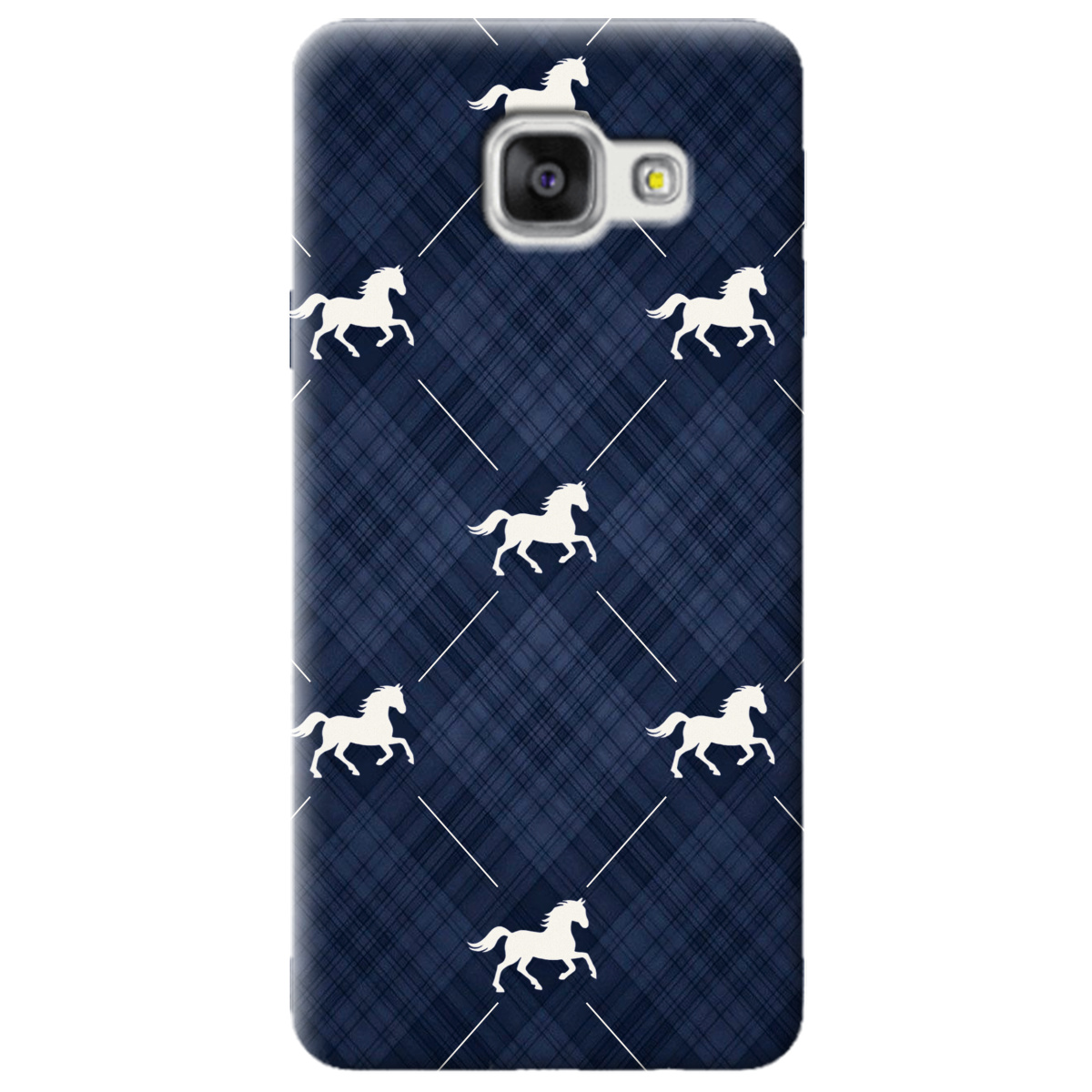 Чехол для Samsung Galaxy A3 2016 прозрачный Лошадь классика - фото 1 - Чехлы для телефонов