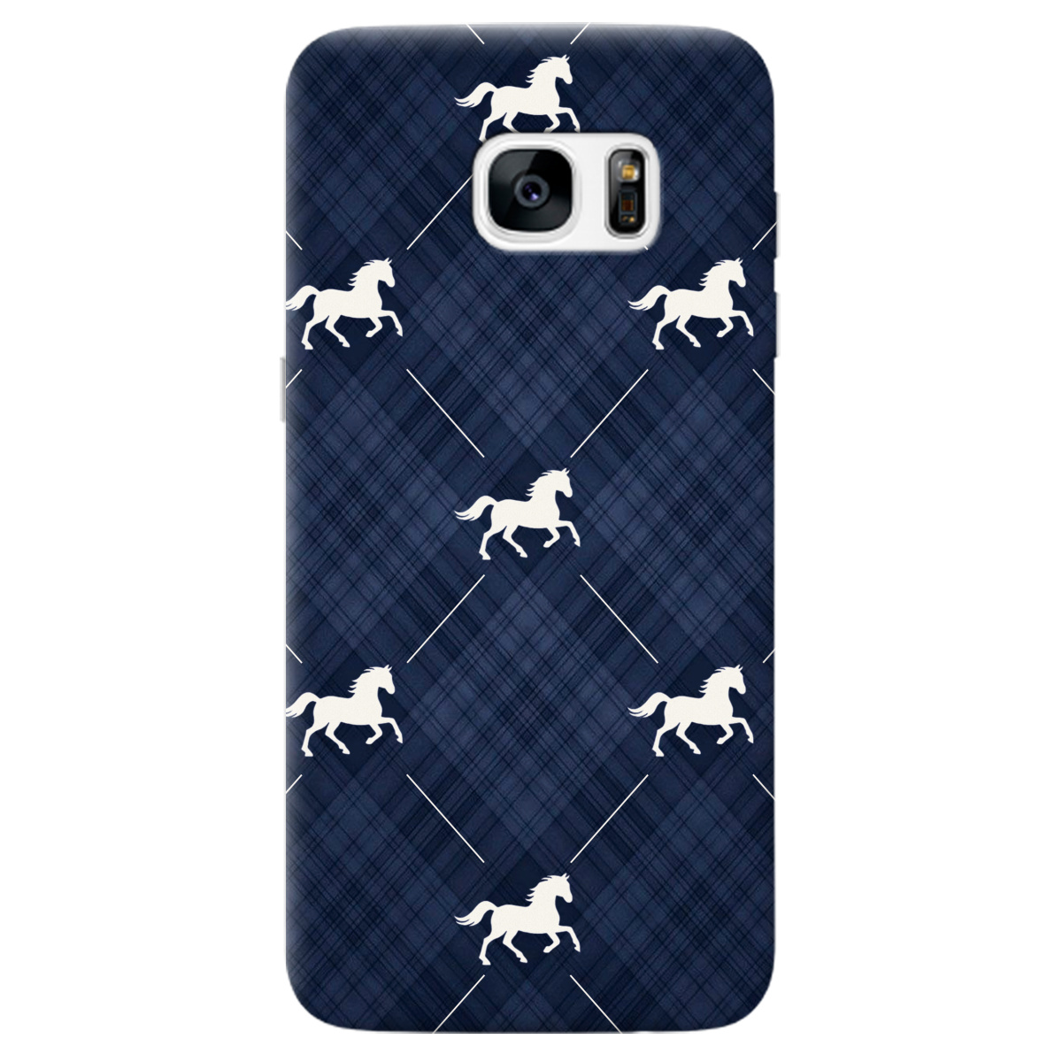 Чехол для Samsung Galaxy S7 Edge прозрачный Лошадь классика - фото 1 - Чехлы для телефонов