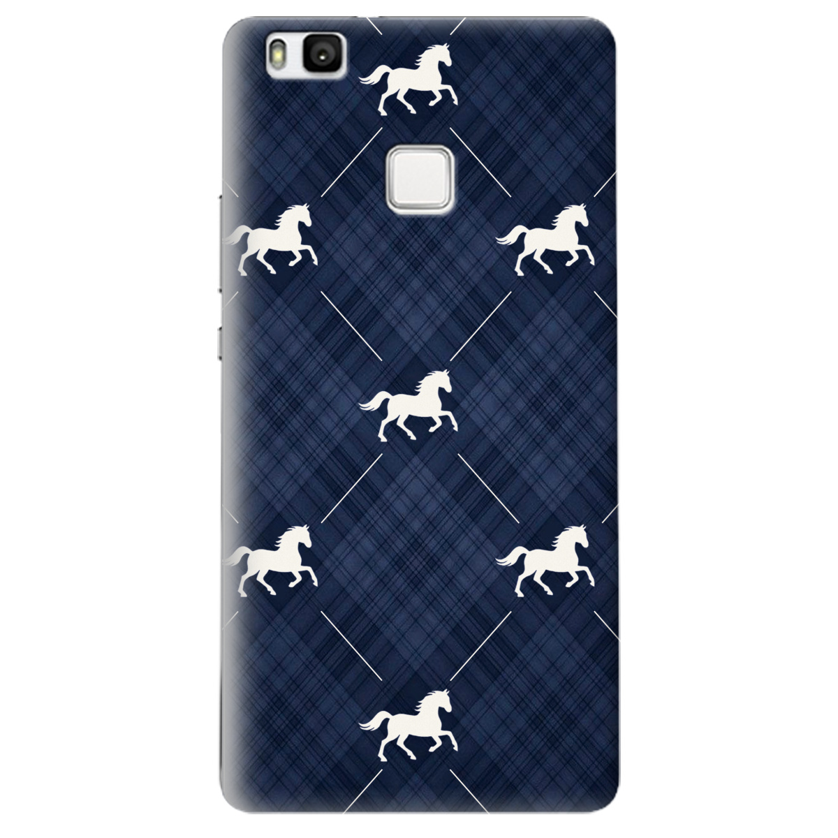Чохол для Huawei P9 Lite прозорий Кінь класика - фото 1 - Чохли для телефонів