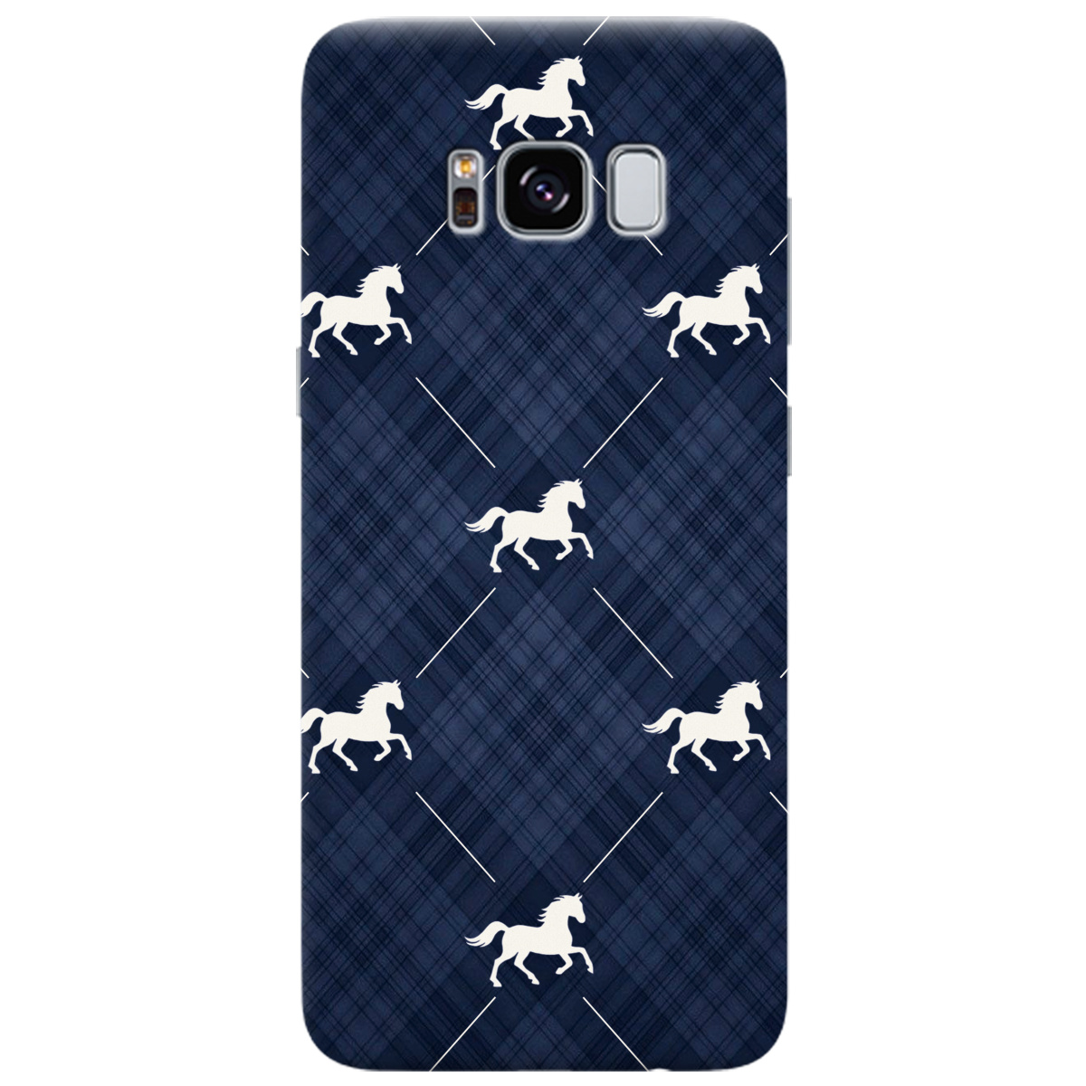 Чехол для Samsung Galaxy S8 прозрачный Лошадь классика - фото 1 - Чехлы для телефонов