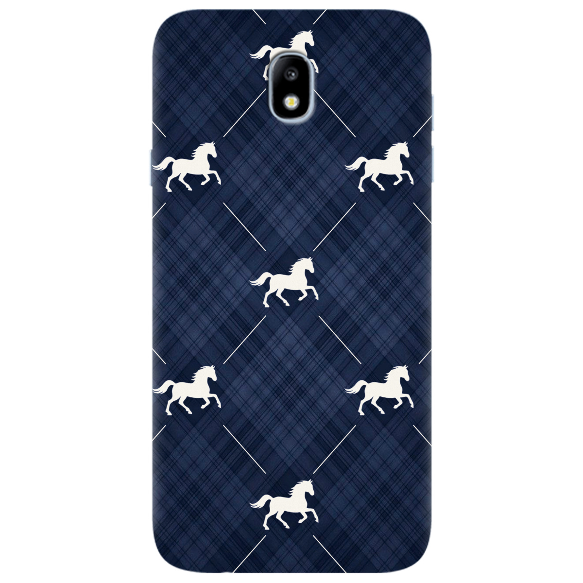 Чехол для Samsung Galaxy J7 2017 прозрачный Лошадь классика - фото 1 - Чехлы для телефонов