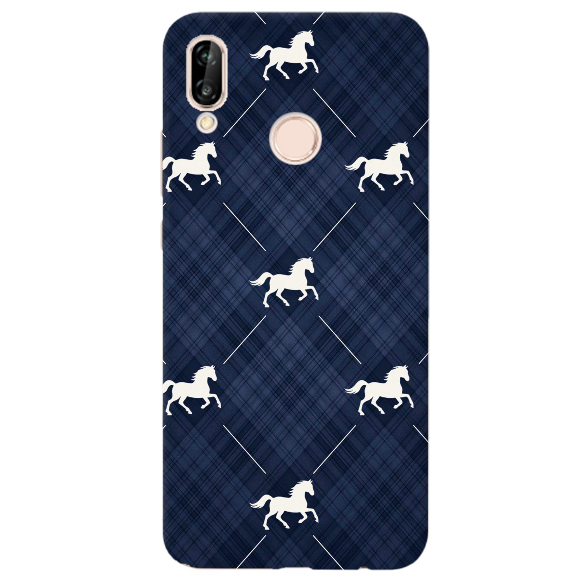 Чехол для Huawei P20 Lite прозрачный Лошадь классика - фото 1 - Чехлы для телефонов