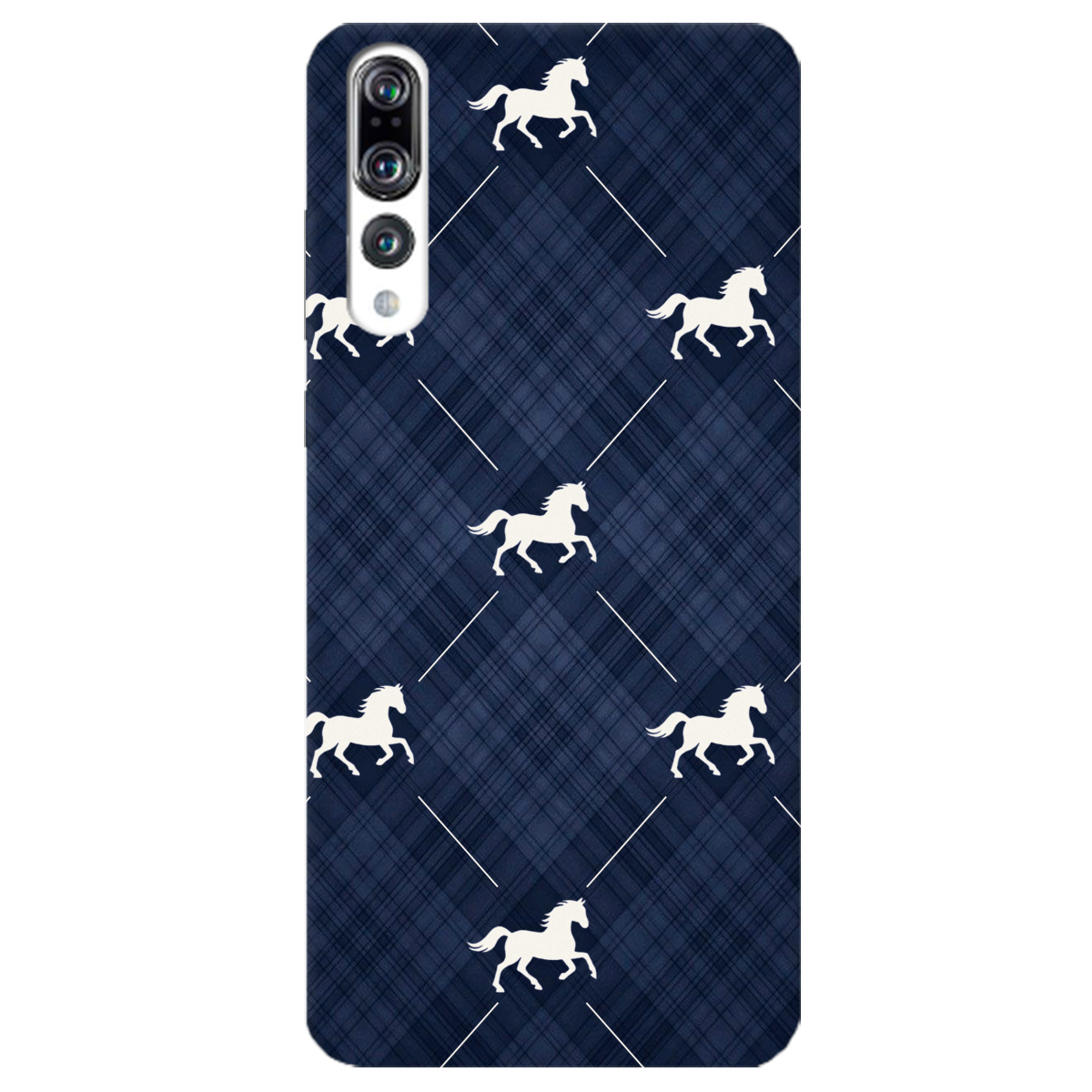 Чехол для Huawei P20 Pro прозрачный Лошадь классика - фото 1 - Чехлы для телефонов