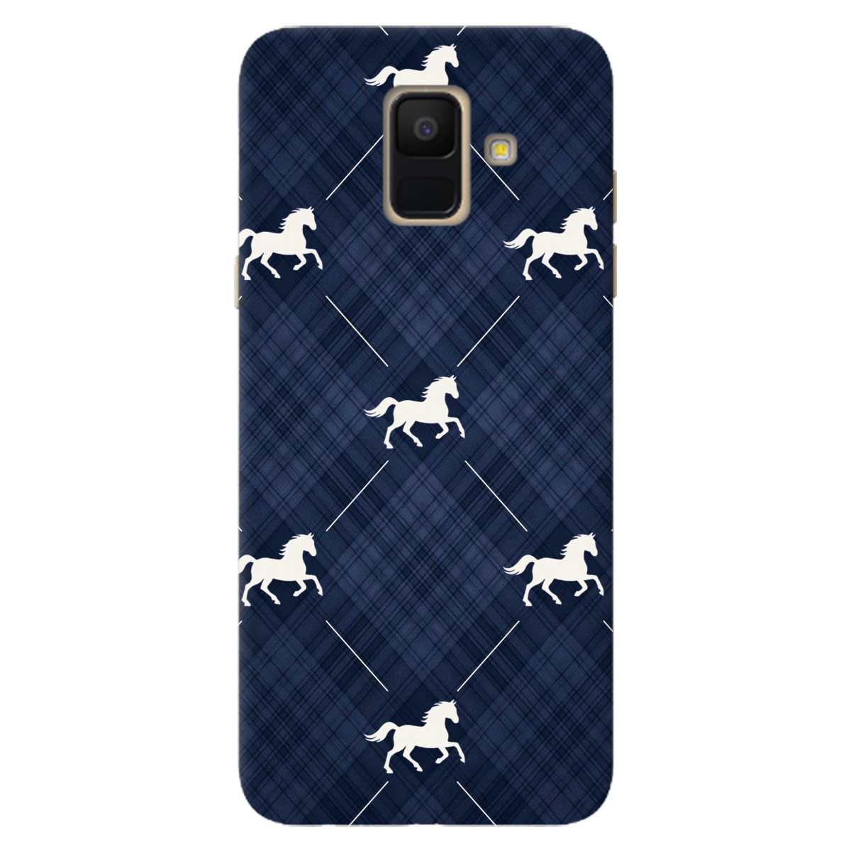 Чохол для Samsung Galaxy A6 2018 прозорий Кінь класика - фото 1 - Чохли для телефонів