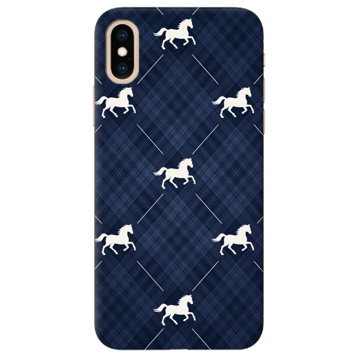 Чехол для Apple iPhone XS прозрачный Лошадь классика - фото 1 - Чехлы для телефонов