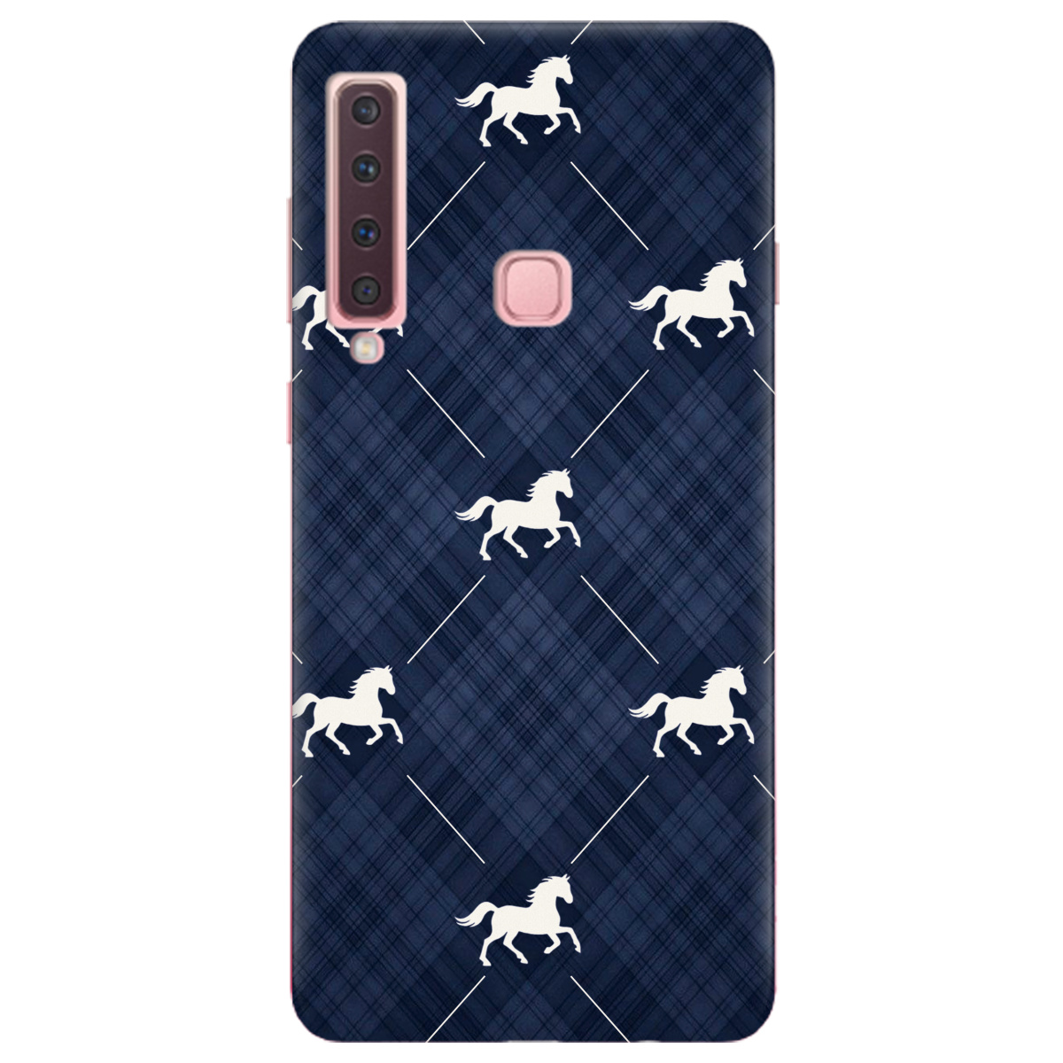 Чохол для Samsung Galaxy A9 2018 прозорий Кінь класика - фото 1 - Чохли для телефонів