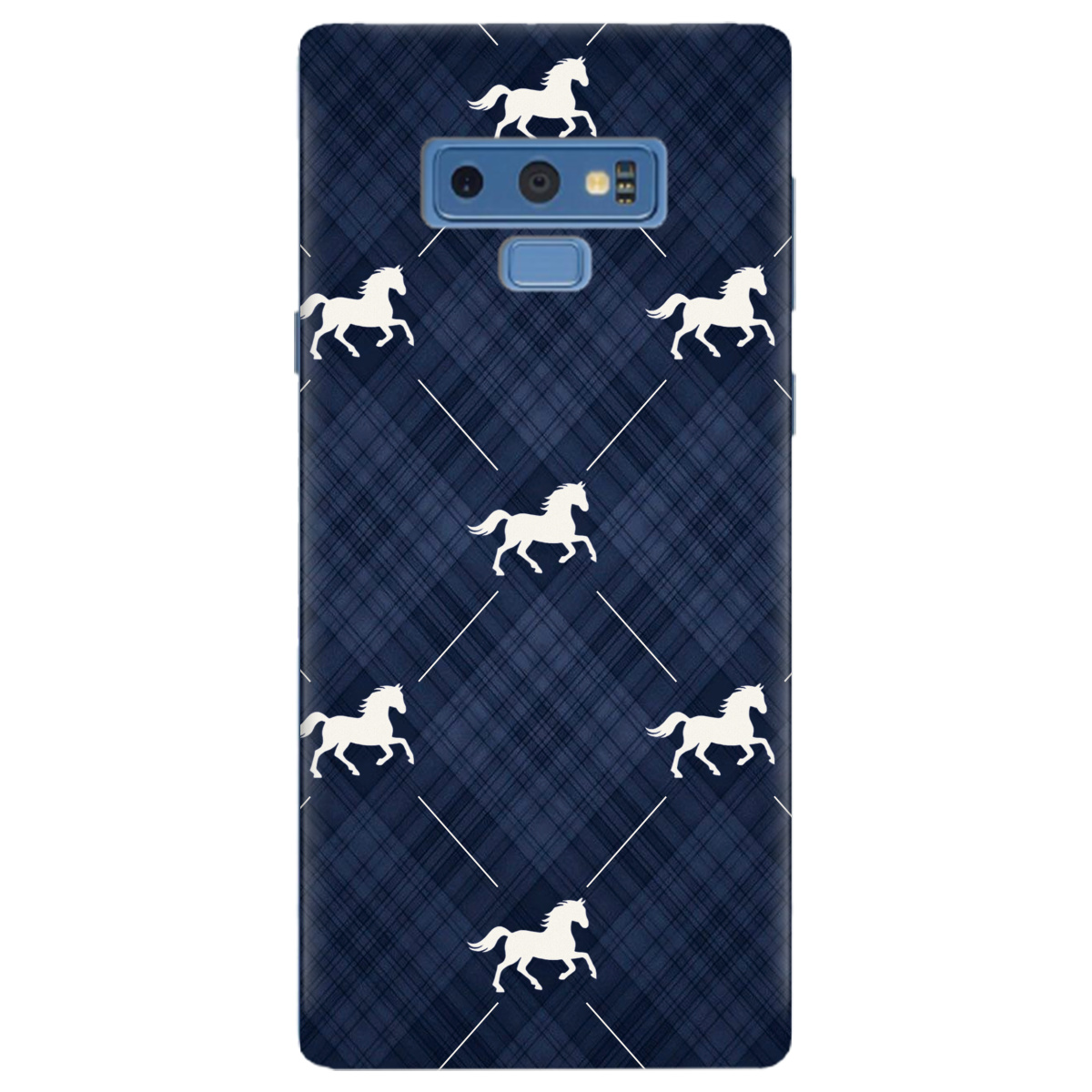 Чехол для Samsung Galaxy Note 9 прозрачный Лошадь классика - фото 1 - Чехлы для телефонов