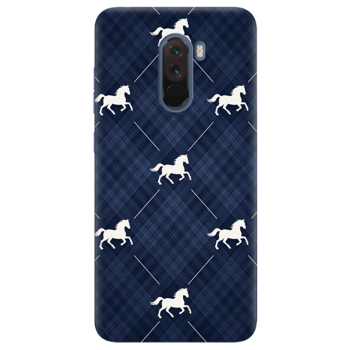 Чехол для Xiaomi Pocophone F1 прозрачный Лошадь классика - фото 1 - Чехлы для телефонов