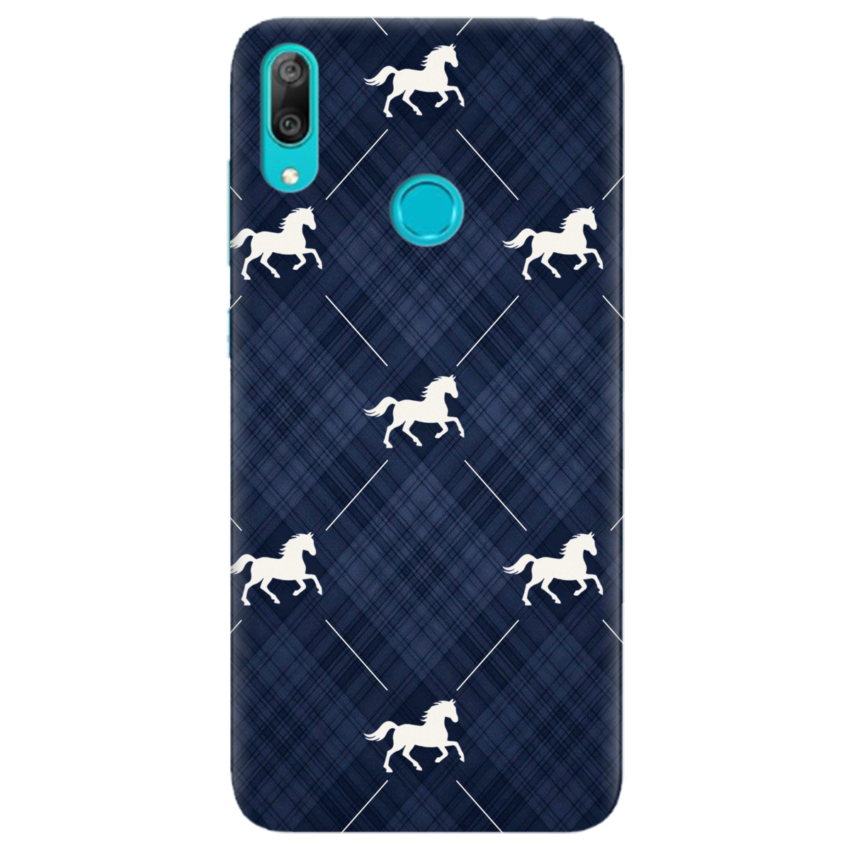 Чохол для Huawei Y7 2019 прозорий Кінь класика - фото 1 - Чохли для телефонів