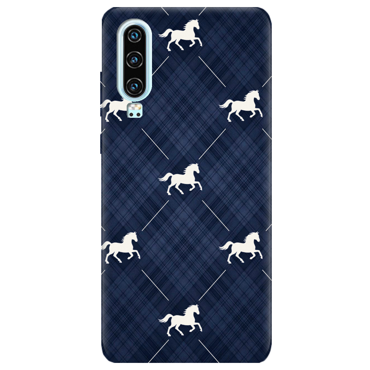 Чехол для Huawei P30 прозрачный Лошадь классика - фото 1 - Чехлы для телефонов