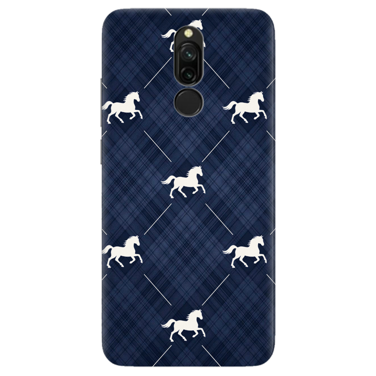 Чехол для Xiaomi Redmi 8 прозрачный Лошадь классика - фото 1 - Чехлы для телефонов