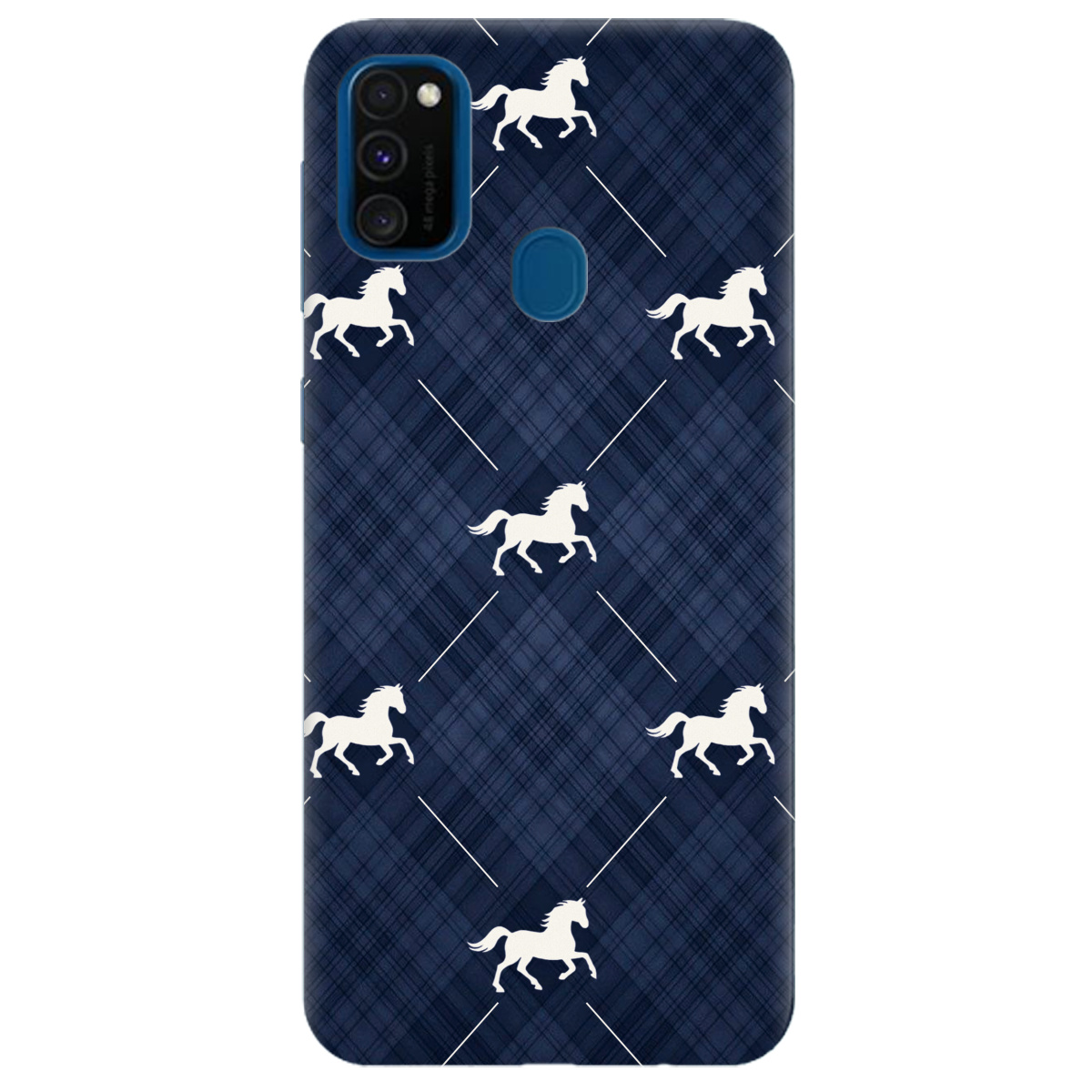 Чохол для Samsung Galaxy M21 прозорий Кінь класика - фото 1 - Чохли для телефонів