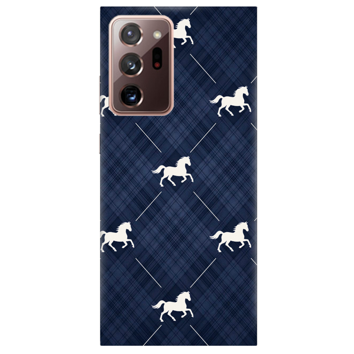 Чехол для Samsung Galaxy Note 20 Ultra прозрачный Лошадь классика - фото 1 - Чехлы для телефонов