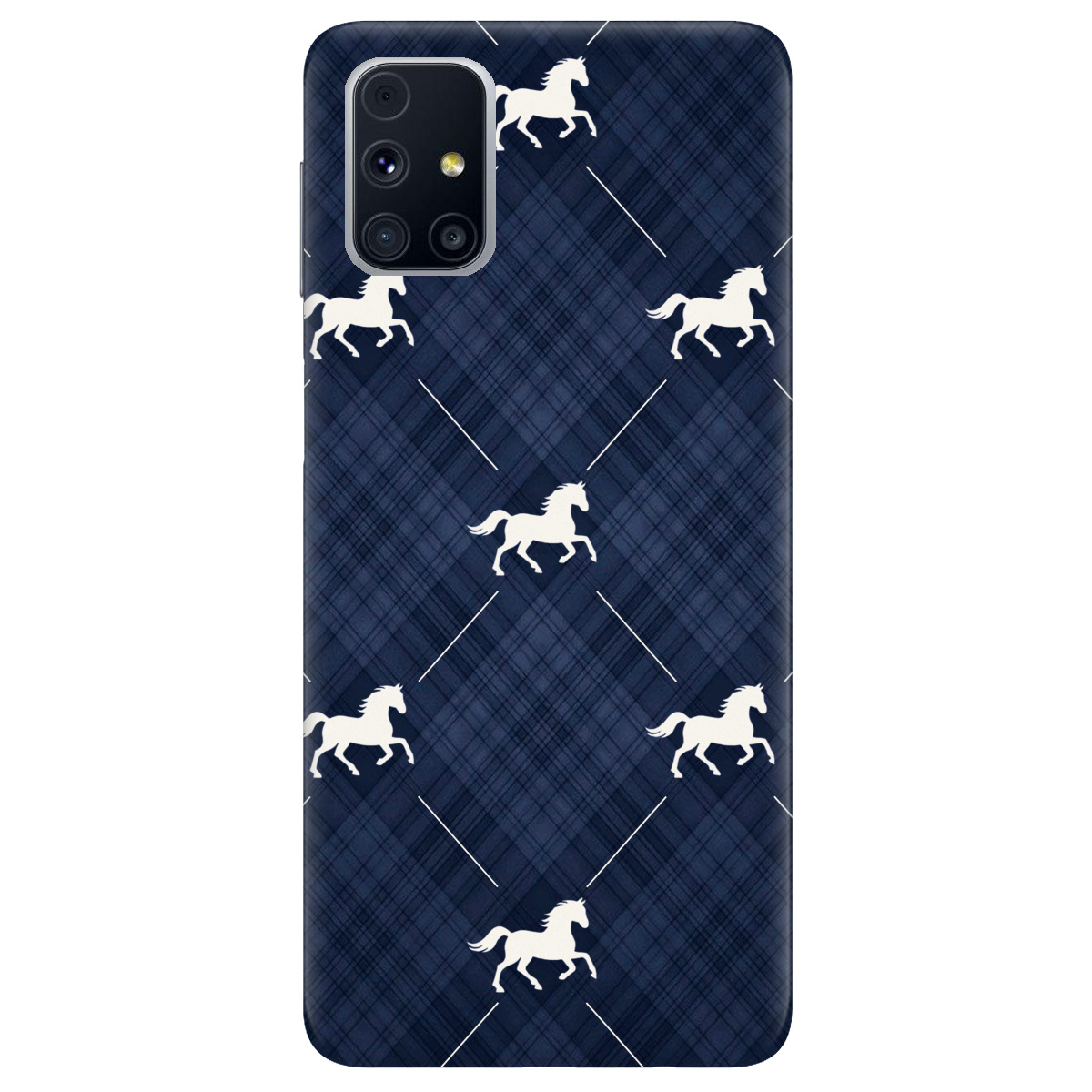 Чохол для Samsung Galaxy M31s прозорий Кінь класика - фото 1 - Чохли для телефонів