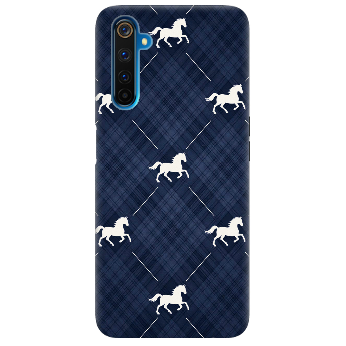 Чохол для Realme 6 Pro прозорий Кінь класика - фото 1 - Чохли для телефонів