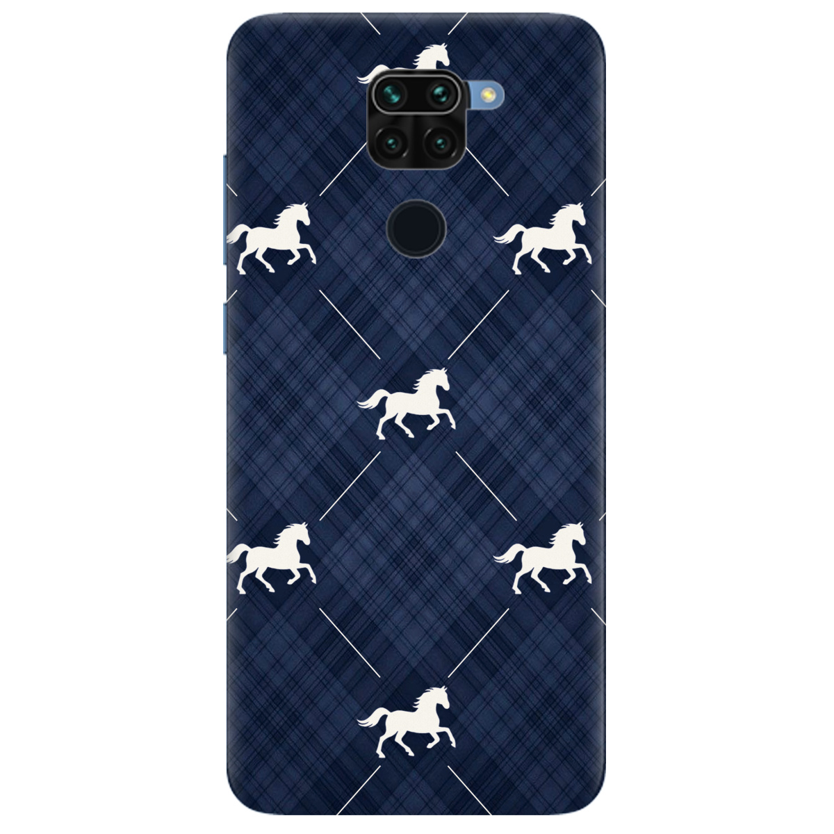 Чехол для Xiaomi Redmi Note 9 прозрачный Лошадь классика - фото 1 - Чехлы для телефонов