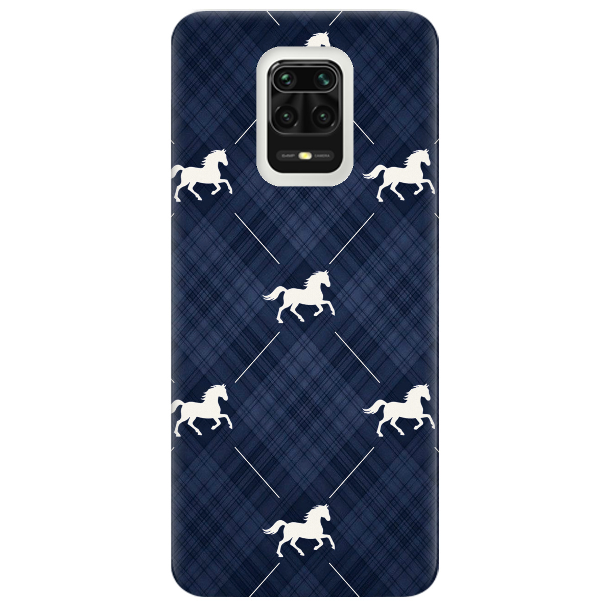 Чехол для Xiaomi Redmi Note 9 Pro прозрачный Лошадь классика - фото 1 - Чехлы для телефонов