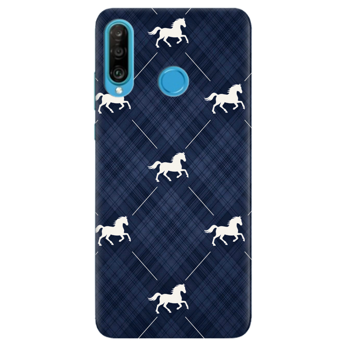 Чехол для Huawei P30 Lite прозрачный Лошадь классика - фото 1 - Чехлы для телефонов