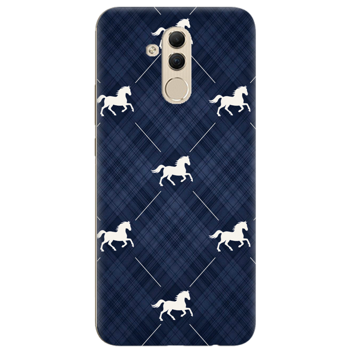 Чохол для Huawei Mate 20 Lite прозорий Кінь класика - фото 1 - Чохли для телефонів