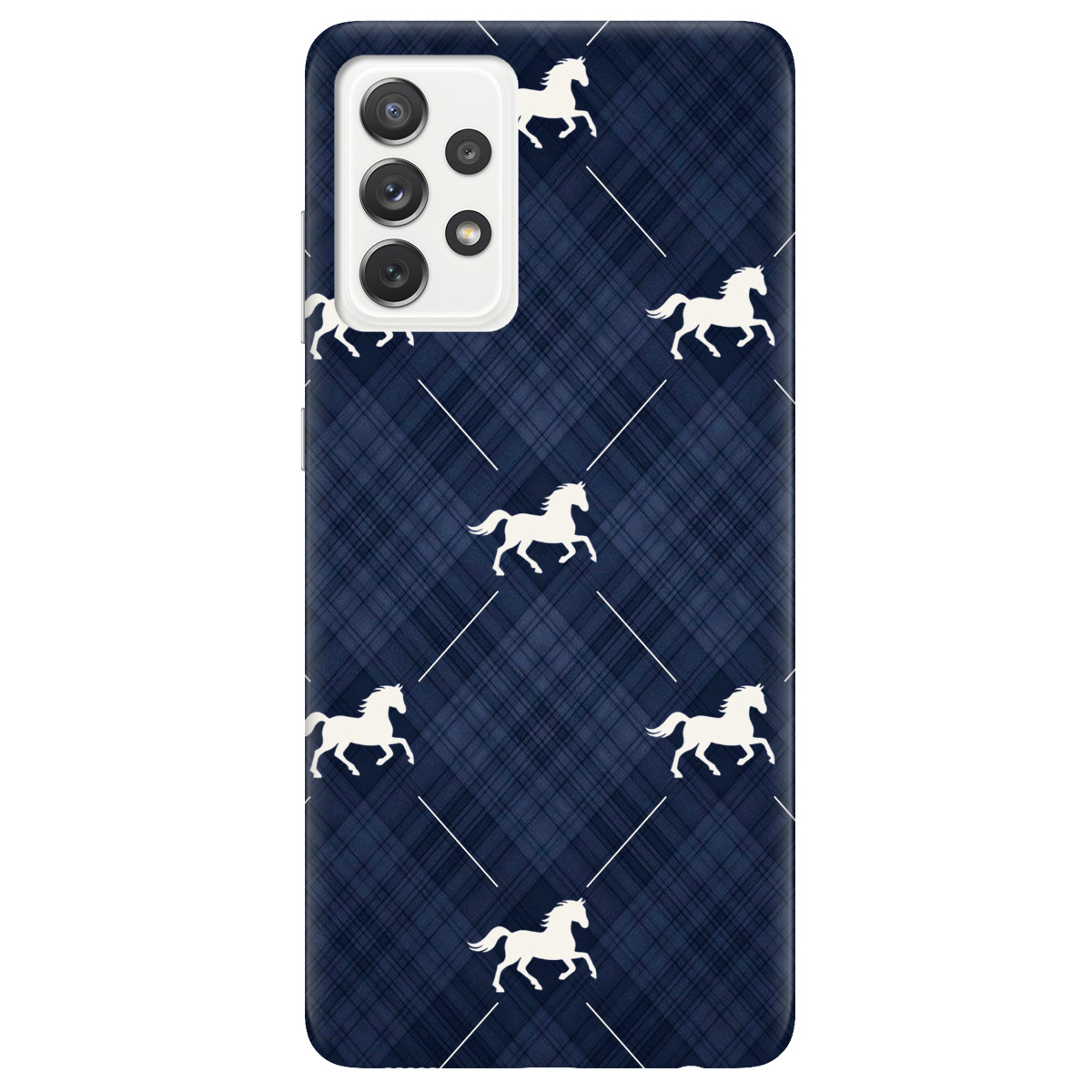 Чохол для Samsung Galaxy A72 прозорий Кінь класика - фото 1 - Чохли для телефонів