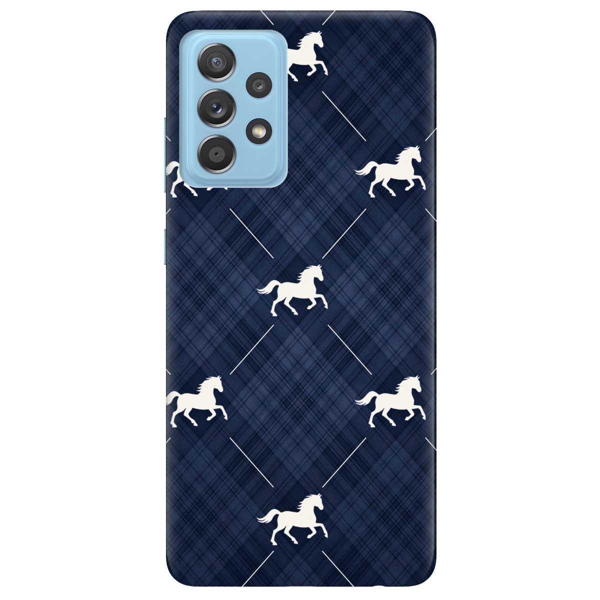 Чохол для Samsung Galaxy A52 прозорий Кінь класика - фото 1 - Чохли для телефонів
