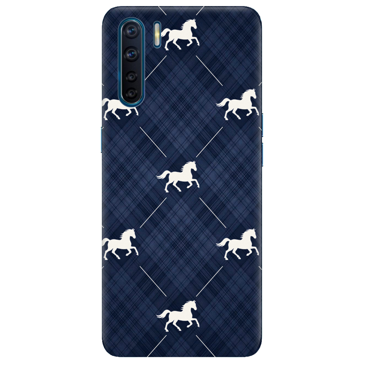 Чехол для Oppo Reno 3 прозрачный Лошадь классика - фото 1 - Чехлы для телефонов