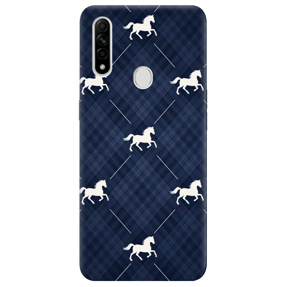 Чехол для Oppo A31 прозрачный Лошадь классика - фото 1 - Чехлы для телефонов