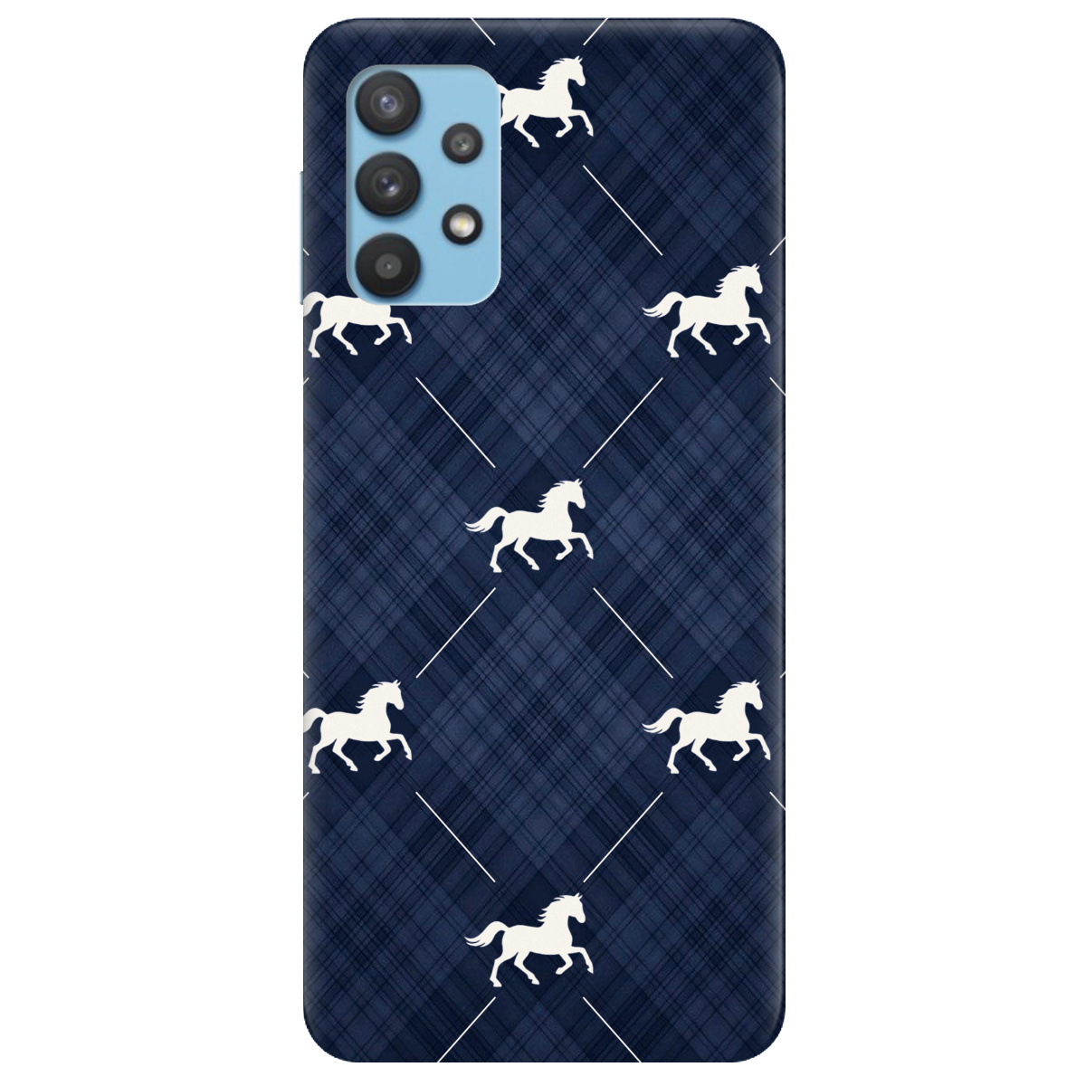 Чехол для Samsung Galaxy A32 4G прозрачный Лошадь классика - фото 1 - Чехлы для телефонов