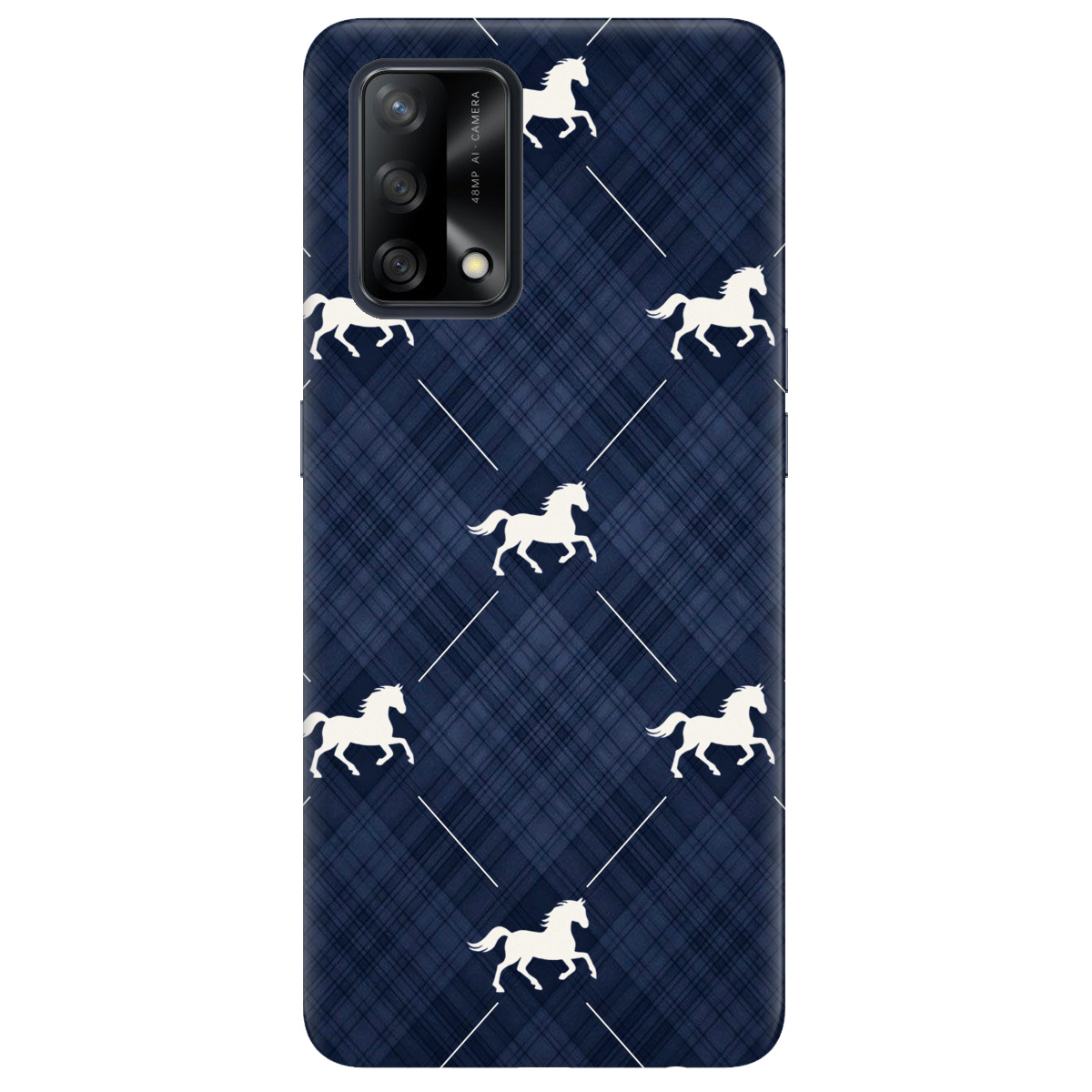 Чохол для Oppo A74 4G прозорий Кінь класика - фото 1 - Чохли для телефонів
