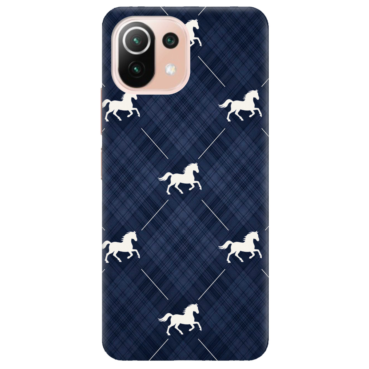 Чехол для Xiaomi Mi 11 lite прозрачный Лошадь классика - фото 1 - Чехлы для телефонов