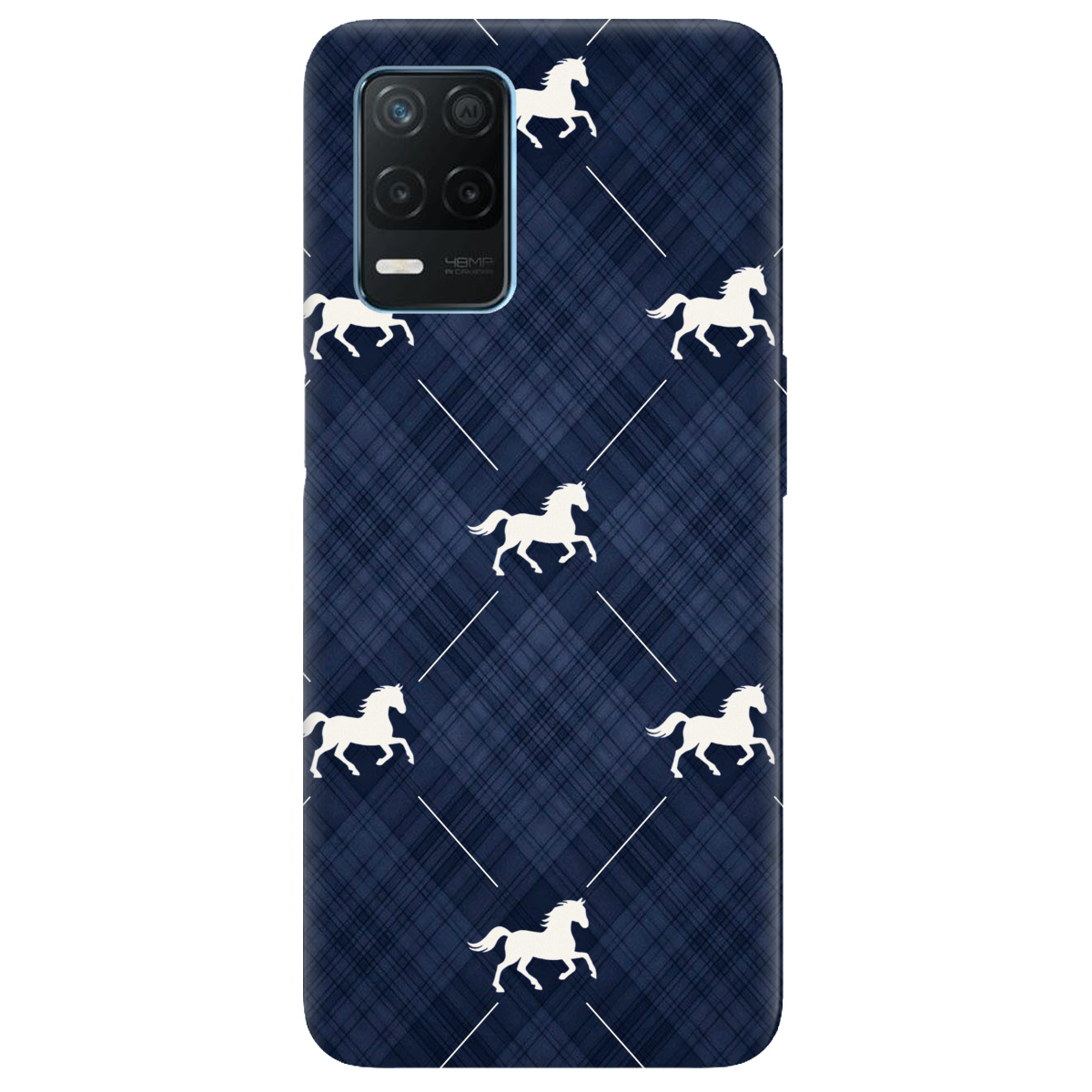 Чохол для Realme 8 прозорий Кінь класика - фото 1 - Чохли для телефонів