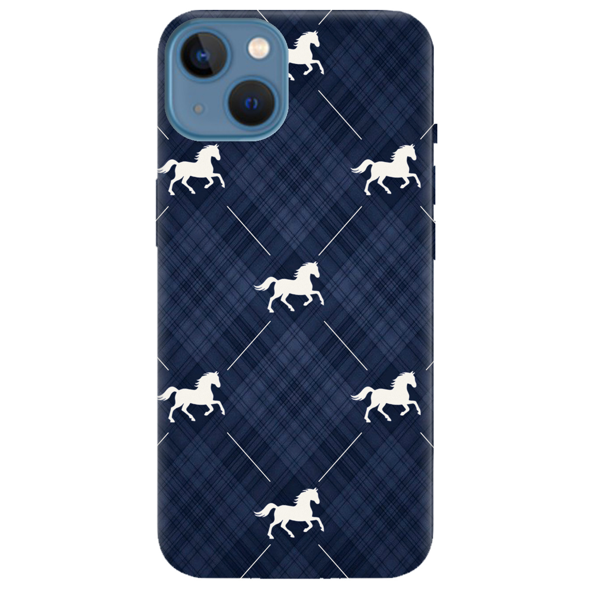 Чохол для Apple iPhone 13 прозорий Кінь класика - фото 1 - Чохли для телефонів