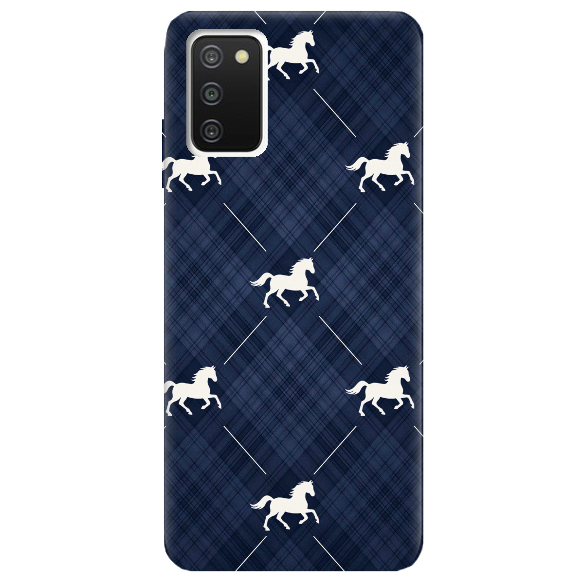 Чохол для Samsung Galaxy A03s прозорий Кінь класика - фото 1 - Чохли для телефонів