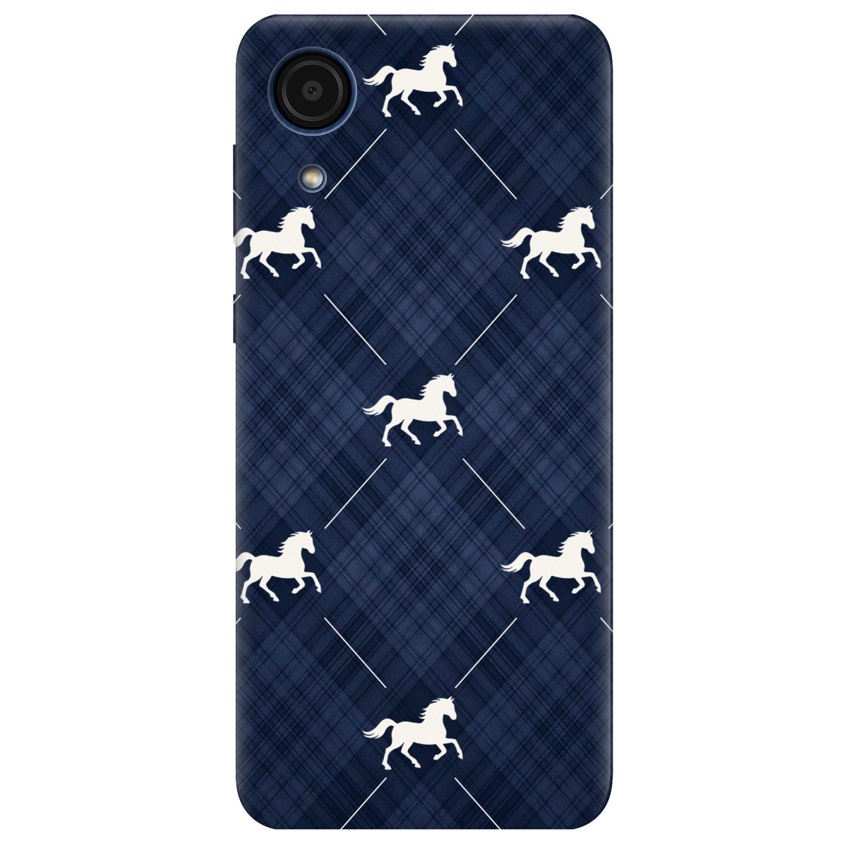 Чохол для Samsung Galaxy А03 Core прозорий Кінь класика - фото 1 - Чохли для телефонів