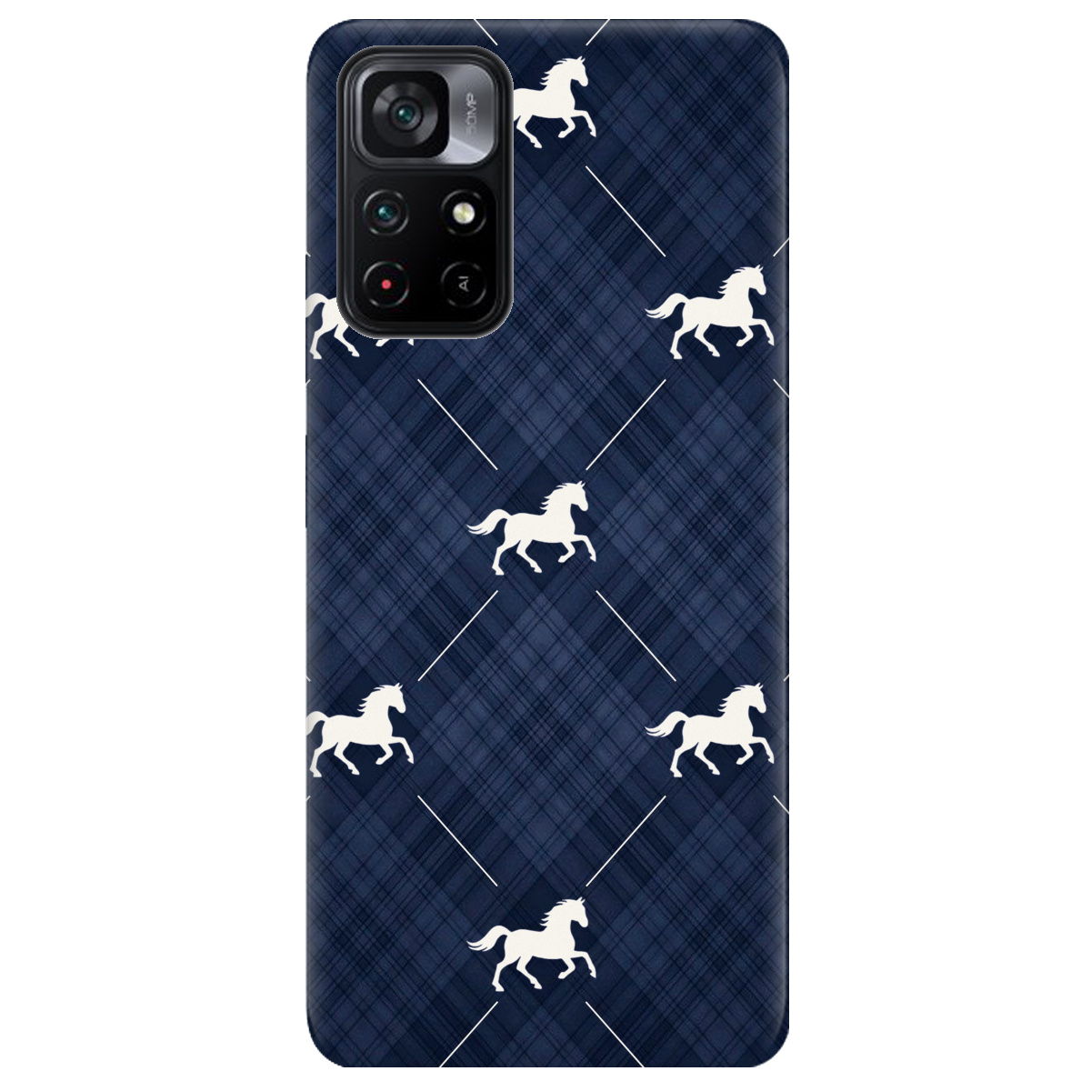 Чехол для Xiaomi Poco M4 Pro 5G прозрачный Лошадь классика - фото 1 - Чехлы для телефонов