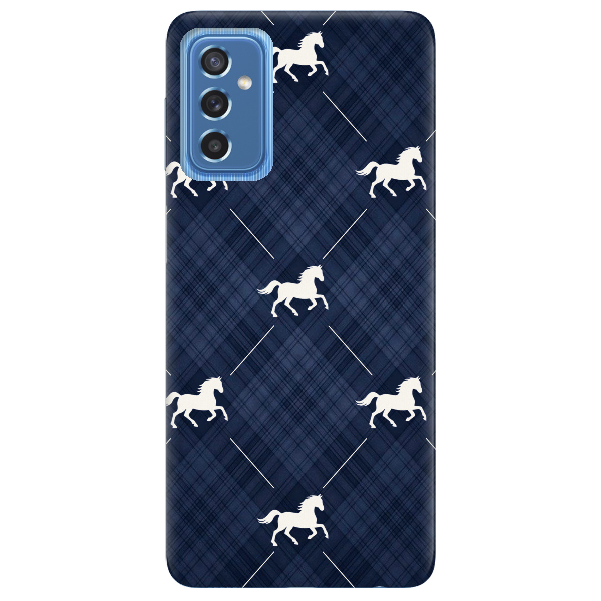 Чохол для Samsung Galaxy M52 прозорий Кінь класика - фото 1 - Чохли для телефонів