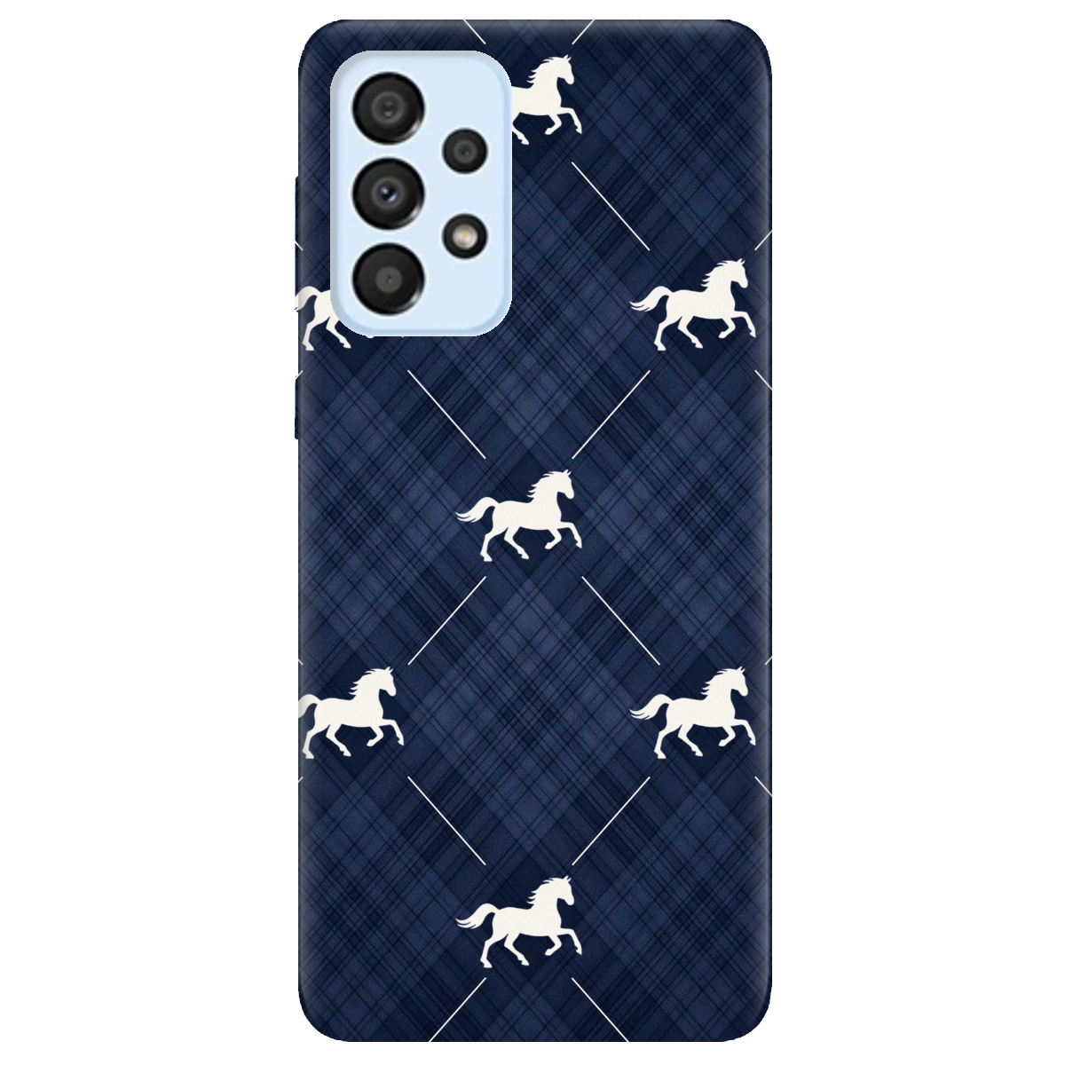 Чехол для Samsung Galaxy A33 прозрачный Лошадь классика - фото 1 - Чехлы для телефонов