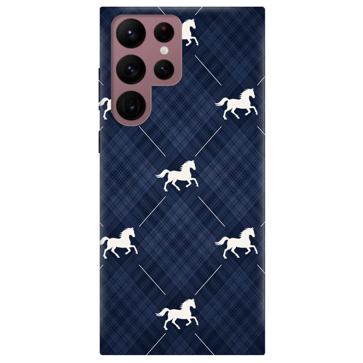Чохол для Samsung Galaxy S22 Ultra прозорий Кінь класика - фото 1 - Чохли для телефонів