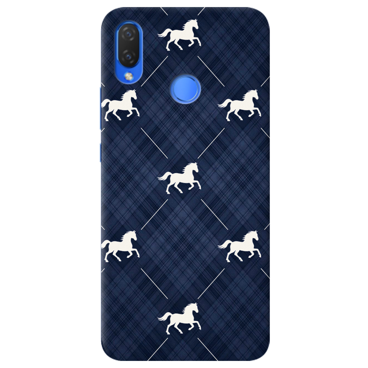 Чехол для Huawei P Smart Plus прозрачный Лошадь классика - фото 1 - Чехлы для телефонов