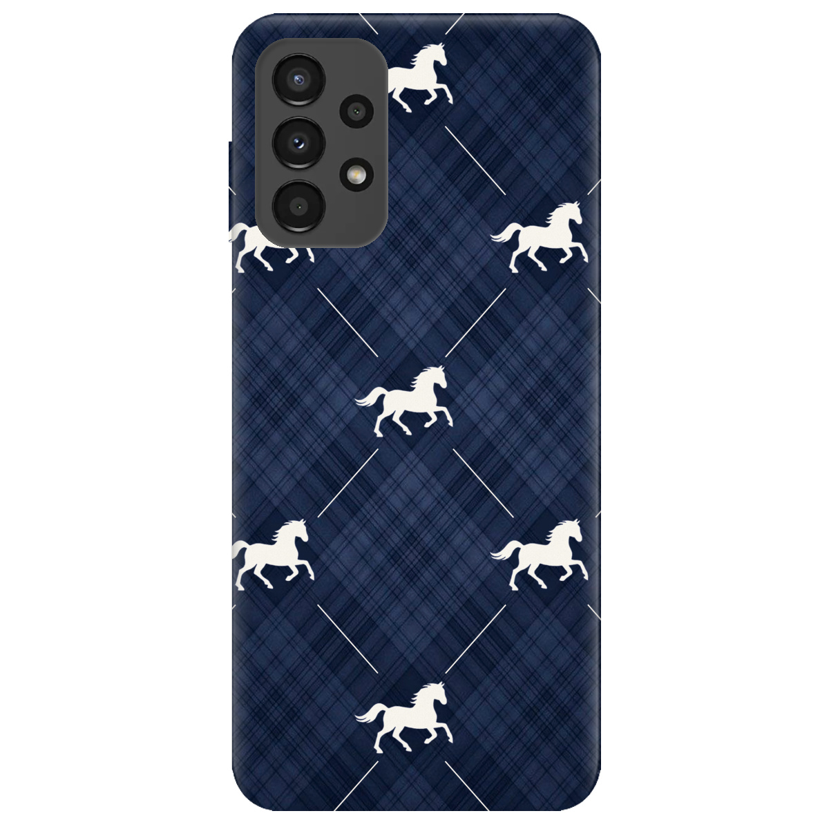 Чехол для Samsung Galaxy A13 4G прозрачный Лошадь классика - фото 1 - Чехлы для телефонов