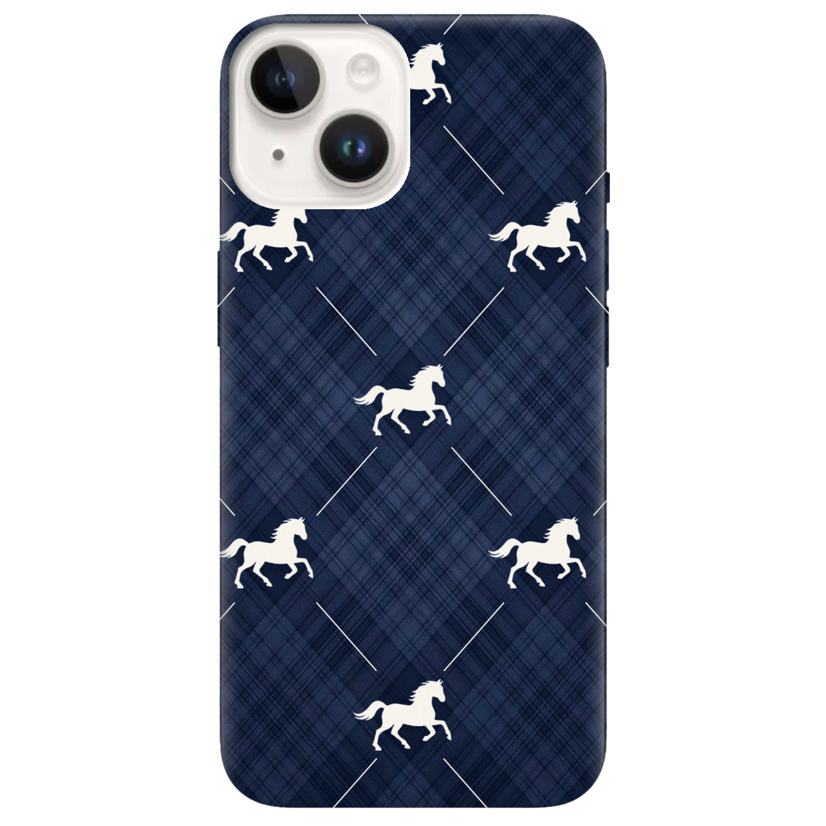 Чехол для Apple iPhone 14 прозрачный Лошадь классика - фото 1 - Чехлы для телефонов